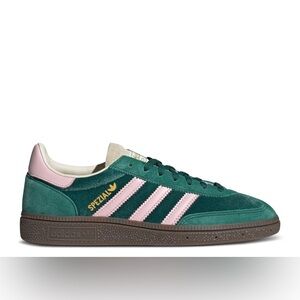 Adidas Spezial Green and Pink Velvet